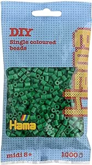 Hama Midi Pärlor I Påse 1.000 Stk Grön