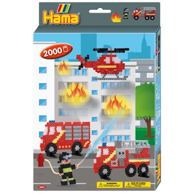 Hama Midi Hängande låda Brandmän 2000 stk