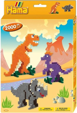 Hama Midi Hängande låda Dino 2000 stk