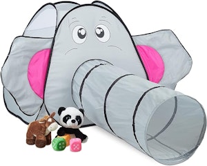 Relaxdays Lektält Med Tunnel Elefant