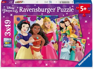 Ravensburger Disney Princess Pussel 3x49 Bitar