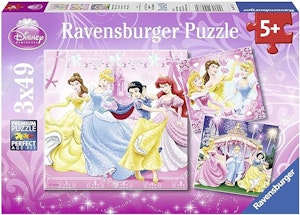 Ravensburger Disney Snövit Pussel 3x49 Bitar