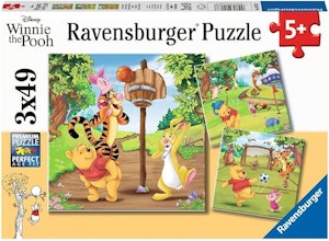 Ravensburger Pussel Disney Nalle Puh 3X49 Bitar