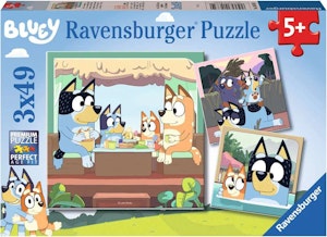 Ravensburger Pussel Bluey 3x49 Bitar