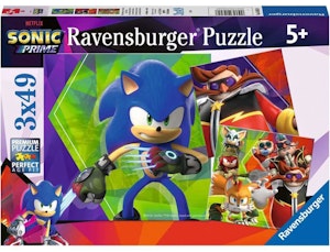 Ravensburger Pussel Sonic Prime 3x49 Bitar