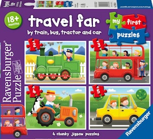 Ravensburger My First Puzzles Travel far Pussel 4-i-1