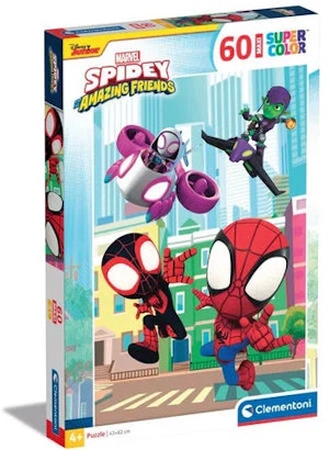 Clementoni Maxi Spidey And His Amazing Friends Pussel 60 Bitar