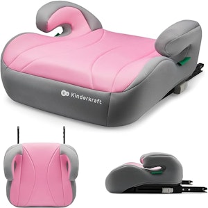 Kinderkraft I-Boost Bälteskudde Grå/Rosa