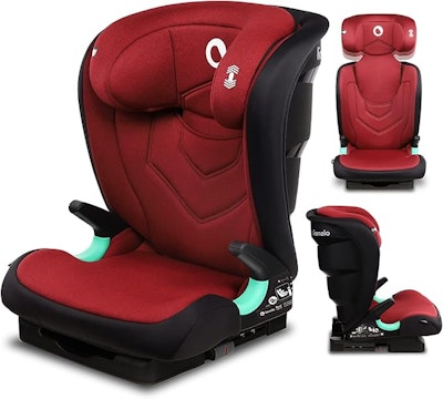 Lionelo Neal Bältesstol Isofix Röd