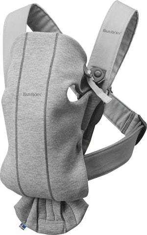 BabyBjörn Mini Bärsele 3D Jersey Ljusgrå