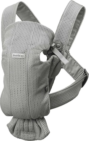 BabyBjörn Mini Bärsele 3D Mesh Grå