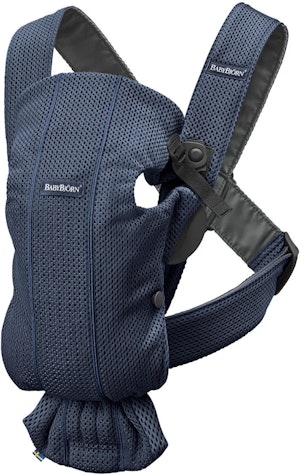 BabyBjörn Mini Bärsele 3D Mesh Marinblå