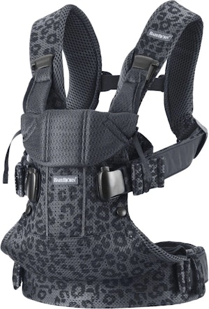 BabyBjörn One Air Bärsele 3D Mesh Antracit Leopard