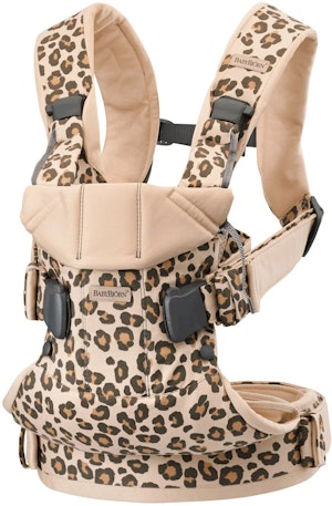 BabyBjörn One Bärsele Cotton Mix Leopard Beige