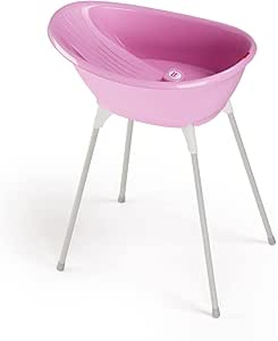 OKBABY Kit Bella bad och stödställ för baby Rosa