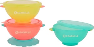 Badabulle Skålar 3-Pack 300ml Med Sugkopp