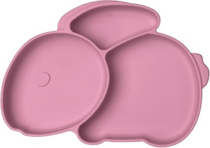 Vicloon Silikontallrik Kanin Rosa