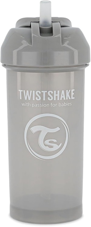 Twistshake Straw Cup 360ml Grå
