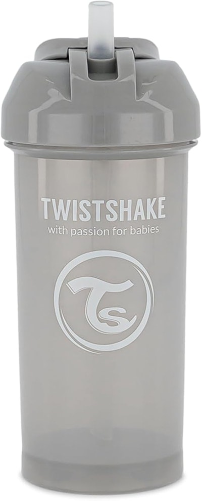 Twistshake Straw Cup 360ml Grå