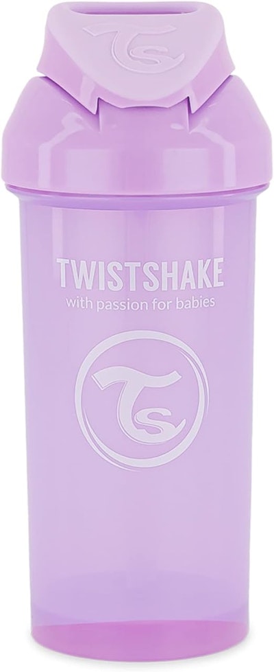 Twistshake Straw Cup 360ml Lila