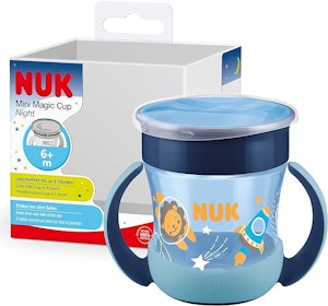 NUK Mini Magic Cup Night Pipmugg Blå