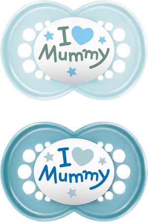 MAM Original Nappar I Love Mummy Blå 6-16 månader