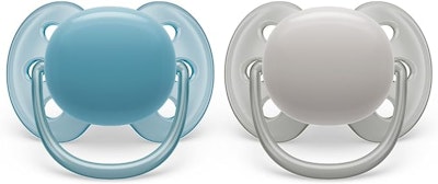Philips Avent Ultra Soft Napp 0-6 Månader Blå/Grå