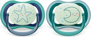 Philips Avent Ultra Air Napp 2-Pack 0-6 Månader Blå/Turkos