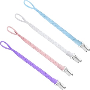 Napphållare Bomull 4-pack Lila/Rosa