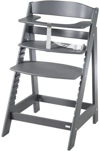 Roba Sit Up Flex Grow-Along Barnmatstol Anthracite