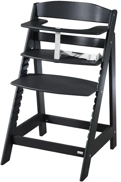 Roba Sit Up Flex Grow-Along Barnmatstol Black