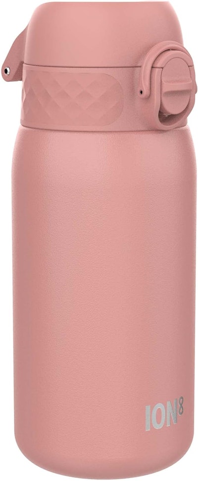Ion8 Stålflaska 400 ml Rosa