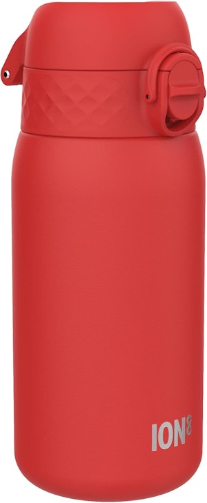 Ion8 Stålflaska 400 ml Röd