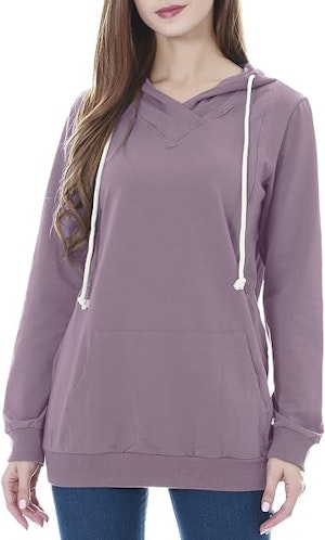 Smallshow Amningströja Hoodie Lila