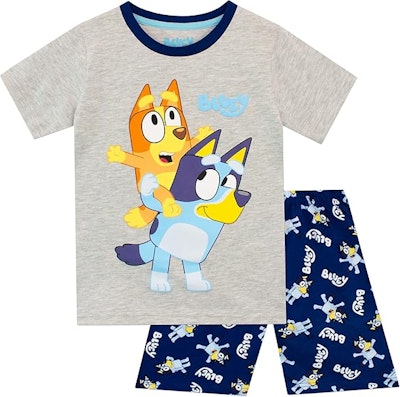 Bluey Pyjamasset Grå/Blå