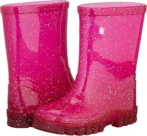 Beck Gummistövlar Rosa Glitter