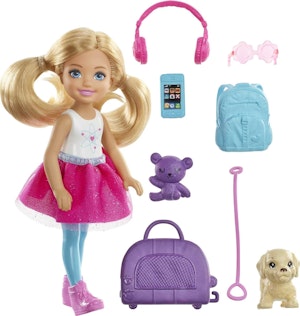 Barbie Chelsea Travel Dockset med Hundvalp