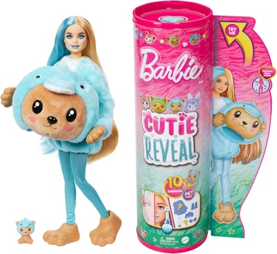 Barbie Cutie Reveal Docka Delfin