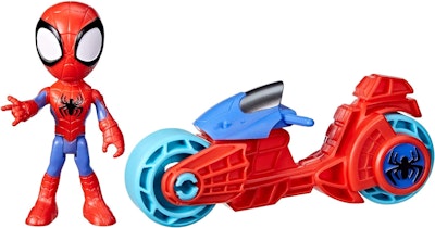 Miles Morales Motorcykel och Figur