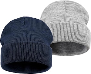 Dreshow Vintermössa 2-Pack Blå/Grå