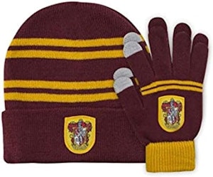 Harry Potter Mössa Med Vantar Gryffindor