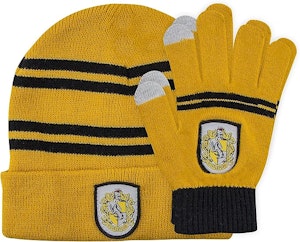 Harry Potter Mössa Med Vantar Hufflepuff