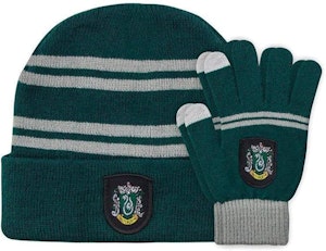 Harry Potter Mössa Med Vantar Slytherin