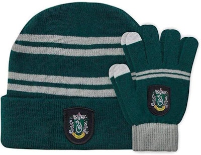 Harry Potter Mössa Med Vantar Slytherin