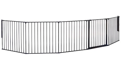 BabyDan Flex XXL Säkerhetsgrind Skruvgrind och Lekhage Svart