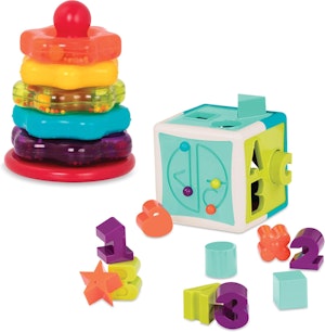 Battat Toys Stapelringar Med Formsorterare