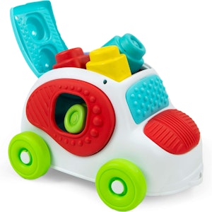 Clementoni Leksaksbil Med Mjuka Klossar