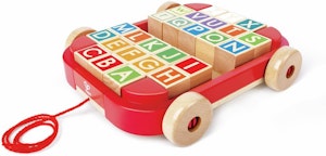 Hape Dragleksak Med Byggklossar