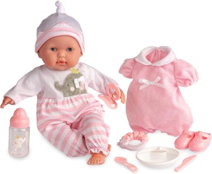 JC Toys Babydocka Med Tillbehör