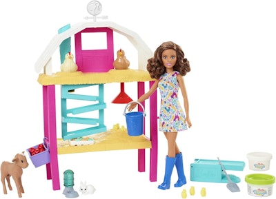 Barbie Hatch & Gather Egg Farm Lekset